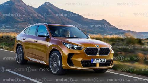 Big mouth and big nostrils are arranged! An imaginary picture of new BMW X2 looks like this
