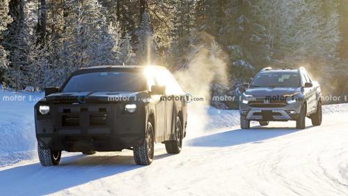 Latest spy photos of a Dodge Ram 1200, an American-style pickup that wants to take a people-friendly route.
