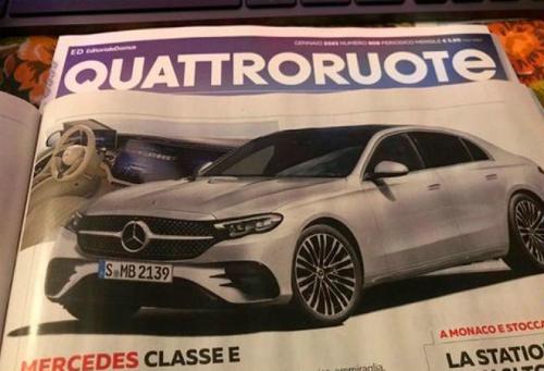 A real peanut lamp hammer, beautiful or ugly? The new shape of Mercedes-Benz E-Class is on display again
