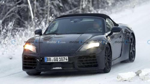 Acceleration from 100 kilometers in 2.5 seconds! Spy photos of Porsche 718 EV tests
