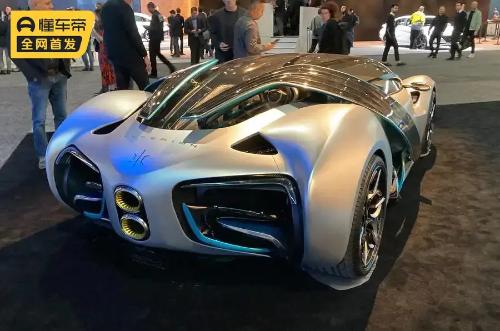 Can't tell front and back? Hydrogen-powered supercar Hyperion XP1 unveiled at Los Angeles Auto Show.
